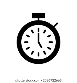 stopwatch icon vector illustration. Timer sign and symbol. Countdown icon. Period of time