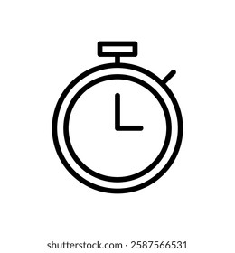 stopwatch icon vector illustration. Timer sign and symbol. Countdown icon. Period of time