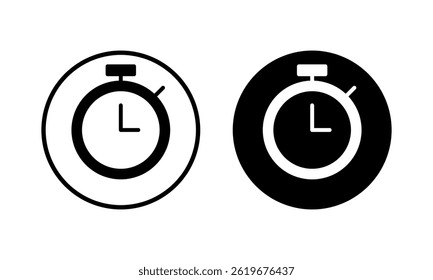 stopwatch icon vector illustration. Timer sign and symbol. Countdown icon. Period of time