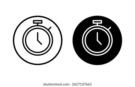 stopwatch icon vector illustration. Timer sign and symbol. Countdown icon. Period of time