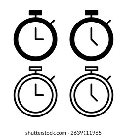 stopwatch icon vector illustration. Timer sign and symbol. Countdown icon. Period of time