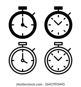 stopwatch icon vector illustration. Timer sign and symbol. Countdown icon. Period of time