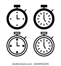 stopwatch icon vector illustration. Timer sign and symbol. Countdown icon. Period of time