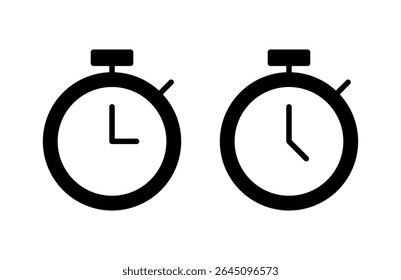 stopwatch icon vector illustration. Timer sign and symbol. Countdown icon. Period of time