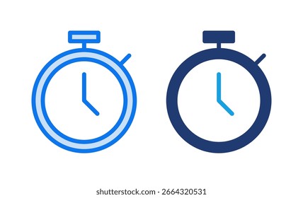 stopwatch icon vector illustration. Timer sign and symbol. Countdown icon. Period of time