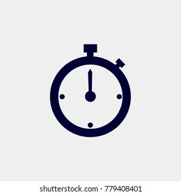 stopwatch icon, Vector illustration. timer vector icon