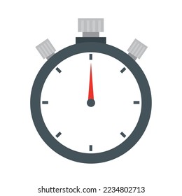 stopwatch icon vector image with white background