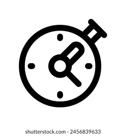 stopwatch icon. vector line icon for your website, mobile, presentation, and logo design.