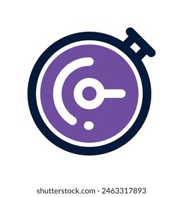 stopwatch icon. vector mixed icon for your website, mobile, presentation, and logo design.