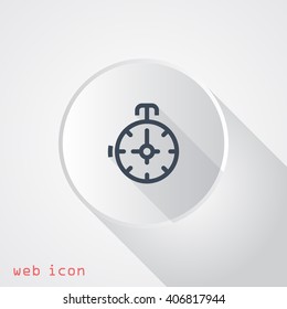 Stopwatch icon, Stopwatch icon vector, Stopwatch icon picture
