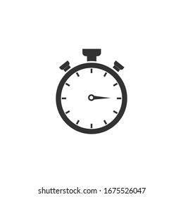 stopwatch Icon vector sign isolated for graphic and web design. stopwatch symbol template color editable on white background.