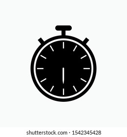 
Stopwatch Icon - Vector Sign and Symbol for Design, Presentation, Website or Apps Elements.