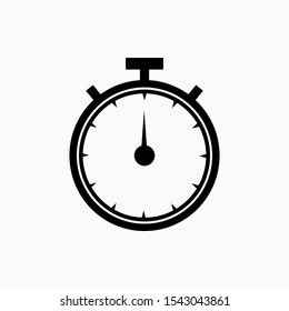 Stopwatch Icon - Vector Sign and Symbol for Design, Presentation, Website or Apps Elements.