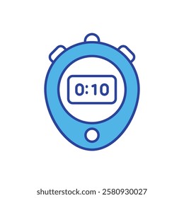 Stopwatch icon vector stock illustration