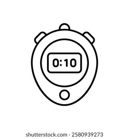 Stopwatch icon vector stock illustration