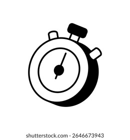 Ilustração de stock de vetor de Ícone de Cronômetro