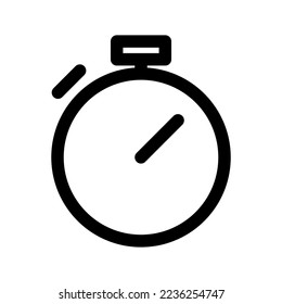 Stopwatch Icon Vector Symbol Design Illustration
