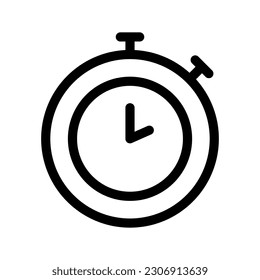 Stopwatch Icon Vector Symbol Design Illustration