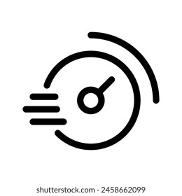Stopwatch Icon Vector Symbol Design Illustration