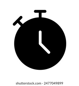 Stopwatch Icon Vector Symbol Design Illustration