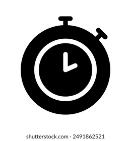 Stopwatch Icon Vector Symbol Design Illustration