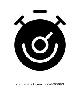 Stopwatch-Symbol, Vektorsymbol-Entwurfsgrafik