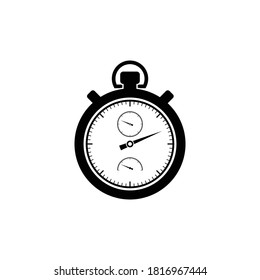 stopwatch icon vector symbol isolated illustration white background