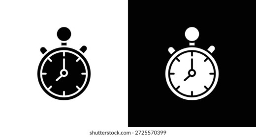 Vector de icono de cronómetro, símbolo, ilustraciones de logotipo