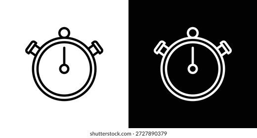 Ícone de cronômetro vetor, Símbolo, ilustrações de logotipo