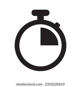 stopwatch icon vector template illustration logo design