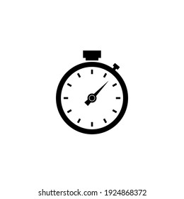 Stopwatch icon vector. Time, clock icon symbol illustration