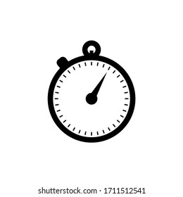 Vector de icono de Stopwatch. Símbolo de icono de hora