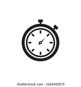 Stopwatch icon vector, timer icon isolated
