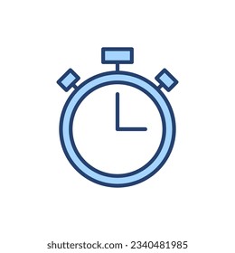 Stopwatch icon vector. Timer sign and symbol. Countdown icon. Period of time