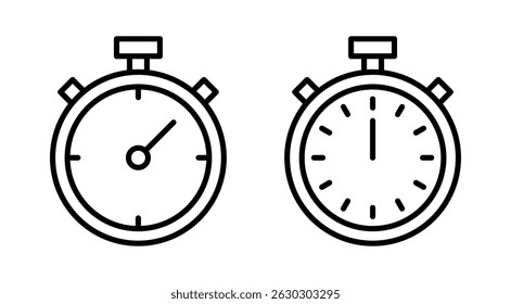 Stopwatch icon vector. Timer sign and symbol. Countdown icon. Period of time