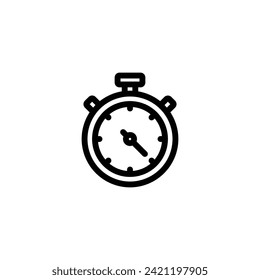 stopwatch icon vector, timer symbol icon