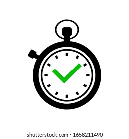 Vector de icono de Stopwatch en moda