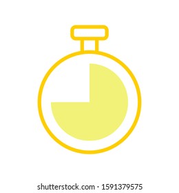 Stopwatch icon vector in trendy style design