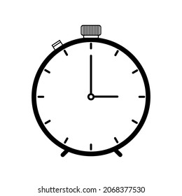 STOPWATCH ICON VECTORS, WITH BLACK LINE STYLE, ARE GREAT FOR TIME SYMBOLS AT A MOMENT AND OTHER DESIGN COMPONENTS.