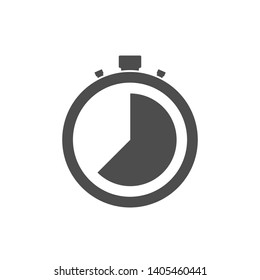 Stopwatch icon. Waiting, chronometer clock sign Vector illustration