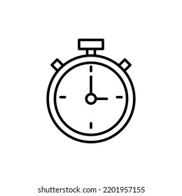 icono de cronómetro para web y aplicación móvil. Signo y símbolo del temporizador. Icono de cuenta atrás. Período de tiempo