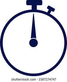 Stopwatch icon. Web icon for web page. Time sign. EPS 10