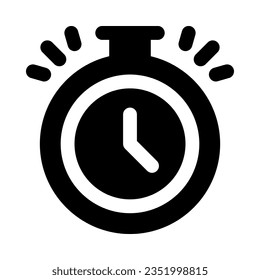 stopwatch icon for your website, mobile, presentation, and logo design.