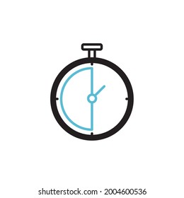 Stopwatch icons symbol vector elements for infographic web