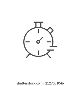 Stopwatch icons  symbol vector elements for infographic web
