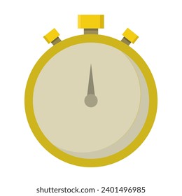 Stopwatch ilustrado sobre fondo blanco