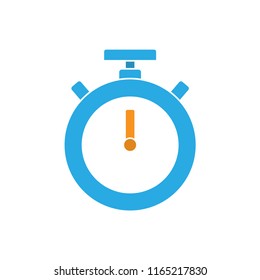 Stopwatch isolated color icon, vector illustration design. Logistics collection.