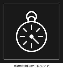 stopwatch line icon