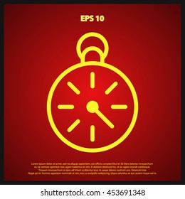 stopwatch line icon