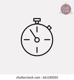 stopwatch line icon